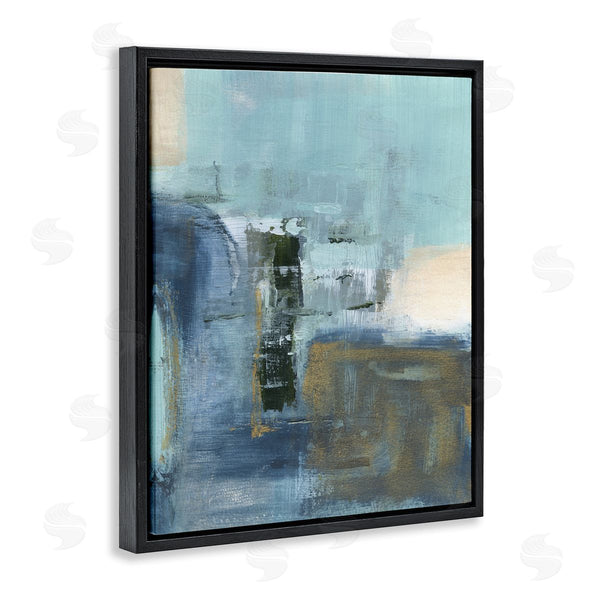 Stupell Industries Susan Jill | Blue Abstract Painting