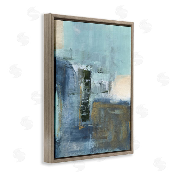 Stupell Industries Susan Jill | Blue Abstract Painting
