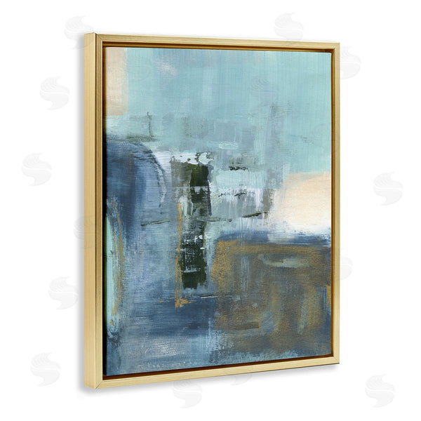 Stupell Industries Susan Jill | Blue Abstract Painting