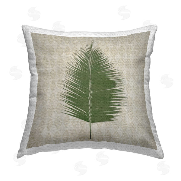 Stupell Industries Susan Jill | Boho Leaf Patterned Printed Throw Pillow