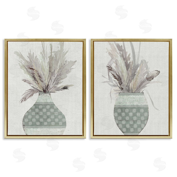 Stupell Industries Susan Jill | Boho Rustic Plant Vases