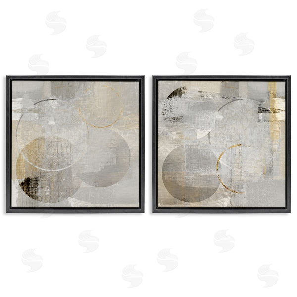 Stupell Industries Susan Jill | Brushed Muted Circle Shapes