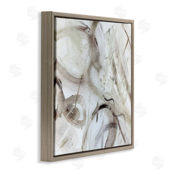 Stupell Industries Susan Jill | Contemporary Beige Abstract Composition Wall Art