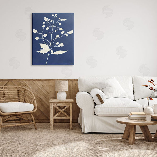 Stupell Industries Susan Jill | Contemporary Botanical Sprig Shape Abstract Plant Leaves Wall Art