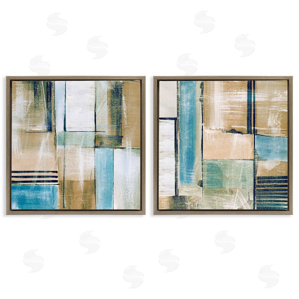 Stupell Industries Susan Jill | Contemporary Geometric Neutral Tones Wall Art