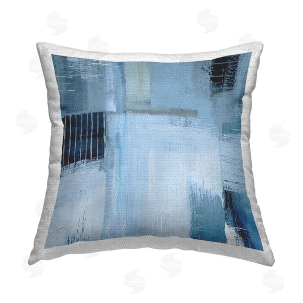 Stupell Industries Susan Jill | Crosshatched Woven Abstract Printed Throw Pillow