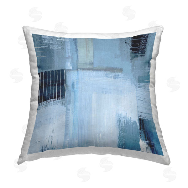 stupell industries Susan Jill | Crosshatched Woven Abstract Printed Throw Pillow