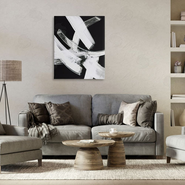Stupell Industries Susan Jill | Curved Chaotic Brushstrokes Wall Art