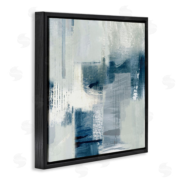 Stupell Industries Susan Jill | Faded Abstraction With Blues
