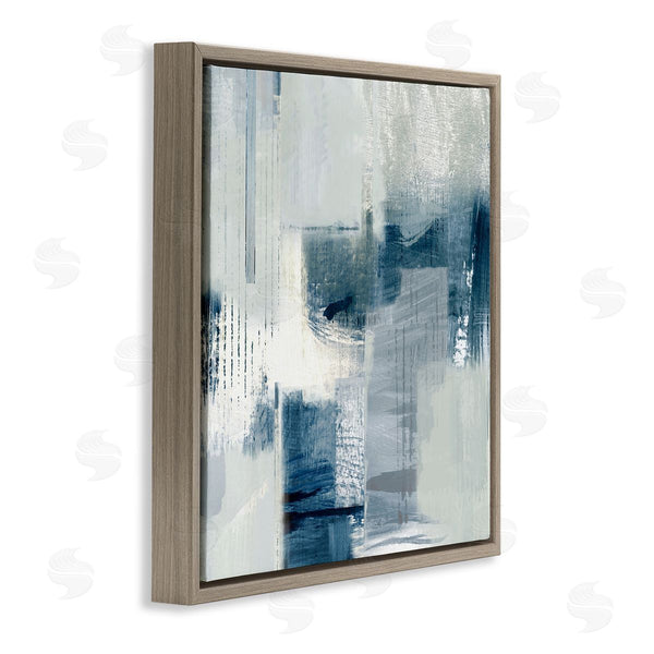 Stupell Industries Susan Jill | Faded Abstraction With Blues