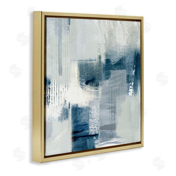 Stupell Industries Susan Jill | Faded Abstraction With Blues