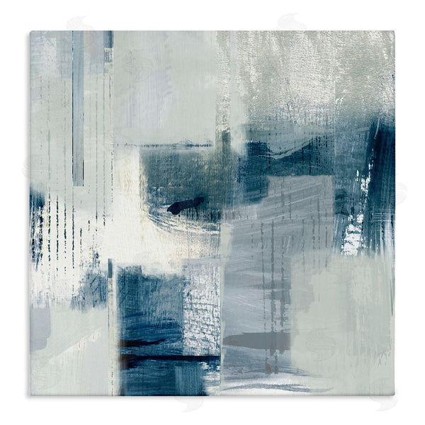 stupell industries Susan Jill | Faded Abstraction with Blues