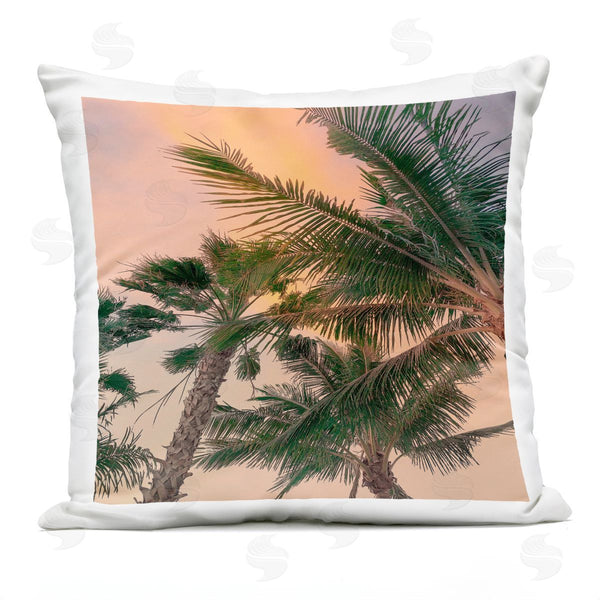 Stupell Industries Susan Jill | Gathering Palms At Sunset Printed Throw Pillow