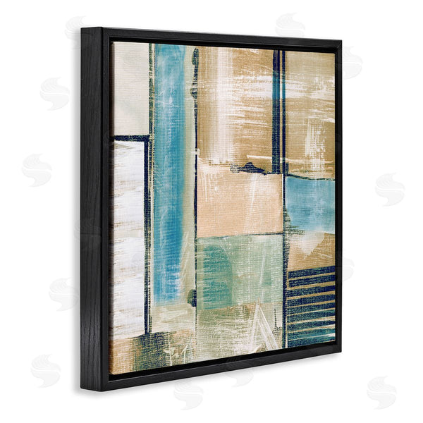 Stupell Industries Susan Jill | Geometric Shapes Collage Composition Wall Art