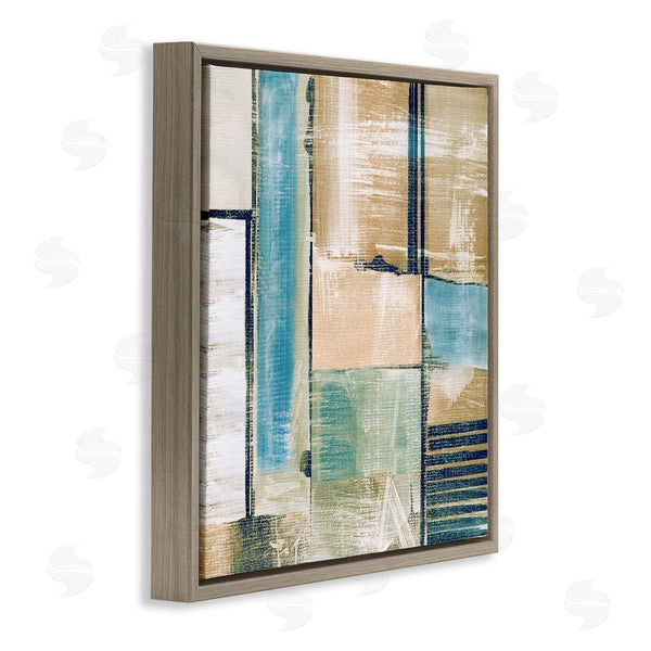 Stupell Industries Susan Jill | Geometric Shapes Collage Composition Wall Art