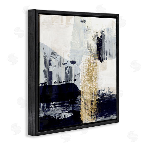 Stupell Industries Susan Jill | Gold Paint Stroke Abstract