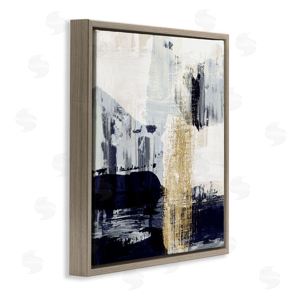Stupell Industries Susan Jill | Gold Paint Stroke Abstract
