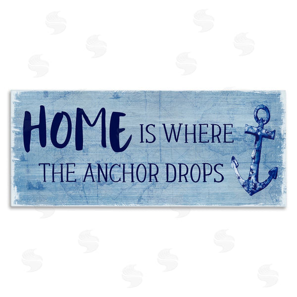 stupell industries Susan Jill | Home Is Where Anchor Drops Wall Art