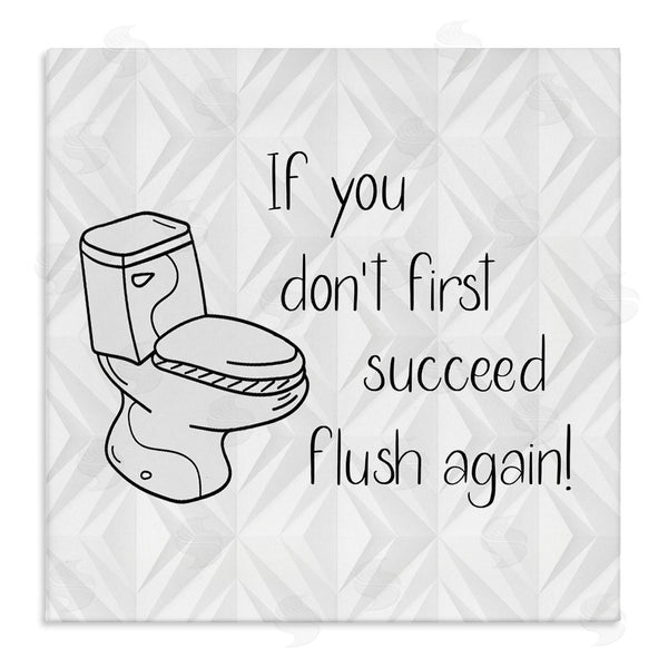stupell industries Susan Jill | If You Don't Succeed Funny Bathroom Wall Art