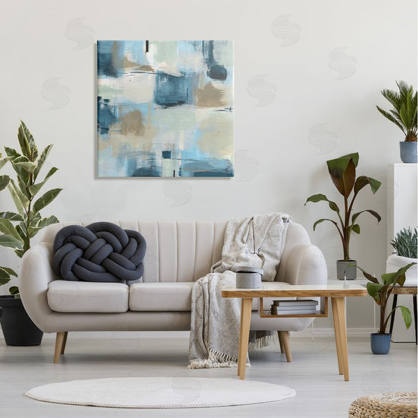 Stupell Industries Susan Jill | Modern Abstract Tiled Paint Patchwork Collage Wall Art