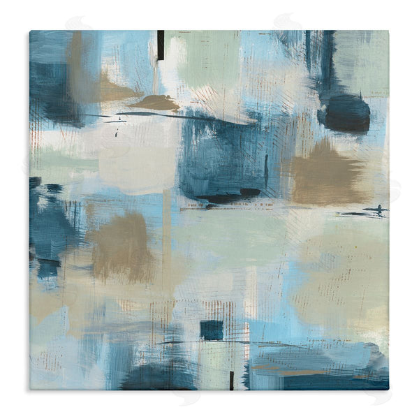 stupell industries Susan Jill | Modern Abstract Tiled Paint Patchwork Collage Wall Art
