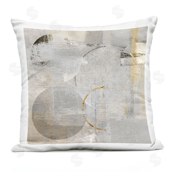 Stupell Industries Susan Jill | Modern Layered Circles Printed Throw Pillow