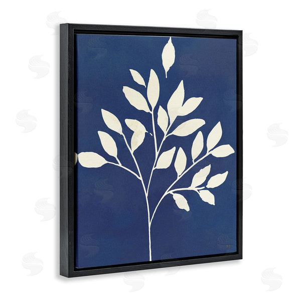Stupell Industries Susan Jill | Modern Leaf Sprig Botanical Abstract Stencil Shape Wall Art