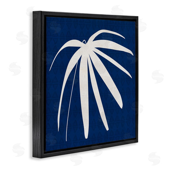 Stupell Industries Susan Jill | Modern Plant Leaf Blue Palm Wall Art