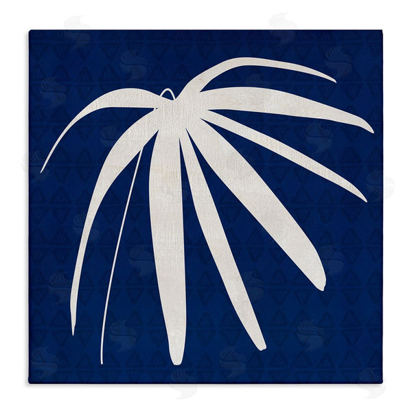 stupell industries Susan Jill | Modern Plant Leaf Blue Palm Wall Art