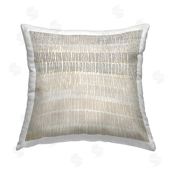stupell industries Susan Jill | Natural Boho Abstraction Printed Throw Pillow