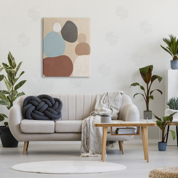 Stupell Industries Susan Jill | Neutral Boho Contemporary Rocks Wall Art