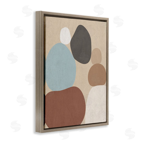 Stupell Industries Susan Jill | Neutral Boho Contemporary Rocks Wall Art