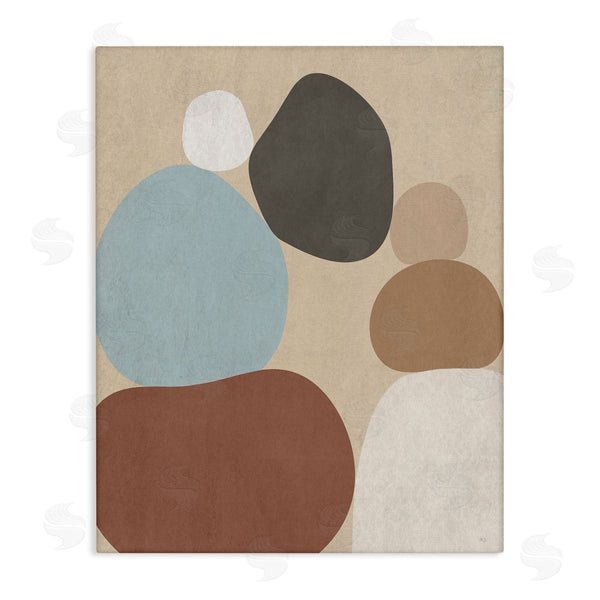 stupell industries Susan Jill | Neutral Boho Contemporary Rocks Wall Art
