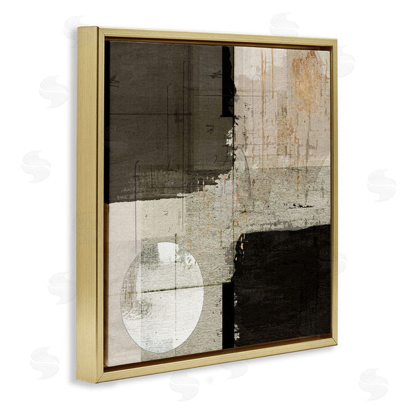 Stupell Industries Susan Jill | Neutral Square And Circle Shapes
