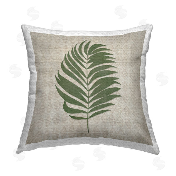 Stupell Industries Susan Jill | Palm Leaf Patterned Printed Throw Pillow