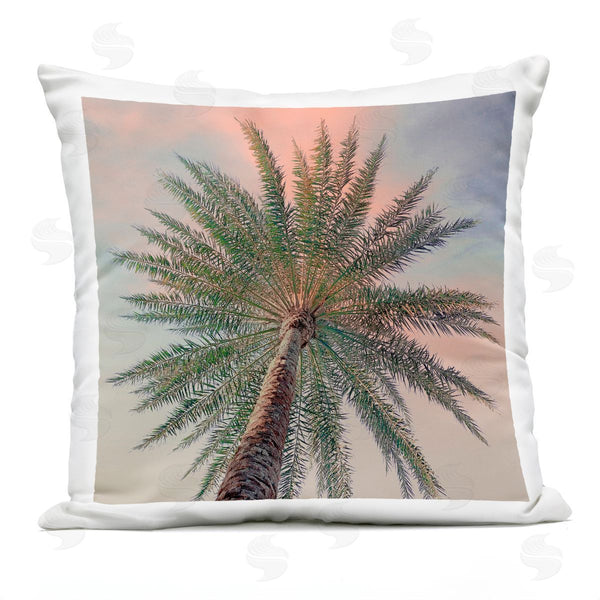 Stupell Industries Susan Jill | Palm Up Against Sunset Printed Throw Pillow