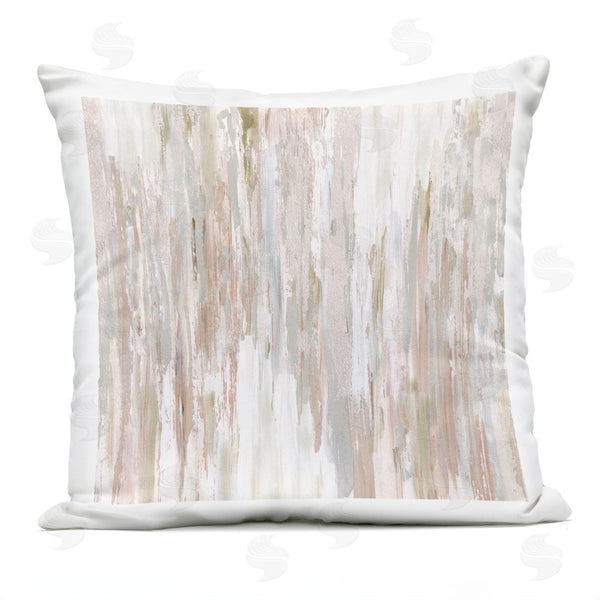 Stupell Industries Susan Jill | Pastel Neutral Abstract Rainfall Printed Throw Pillow