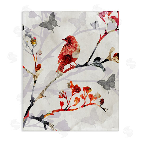 stupell industries Susan Jill | Patterned Birds on Branches Wall Art