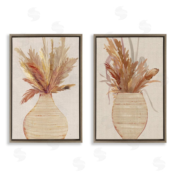 Stupell Industries Susan Jill | Potted Feather Pampas Wall Art