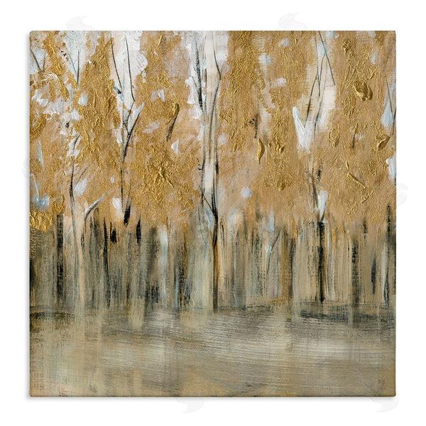 stupell industries Susan Jill | Rising Tree Forest Abstract Nature Landscape Brown Grey Wall Art