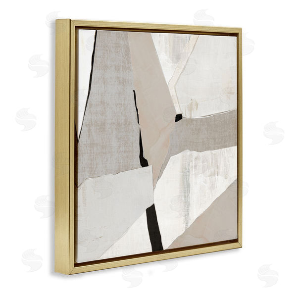Stupell Industries Susan Jill | Rugged Shapes In Beige