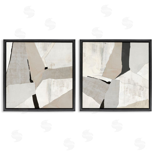 Stupell Industries Susan Jill | Structured Muted Shapes