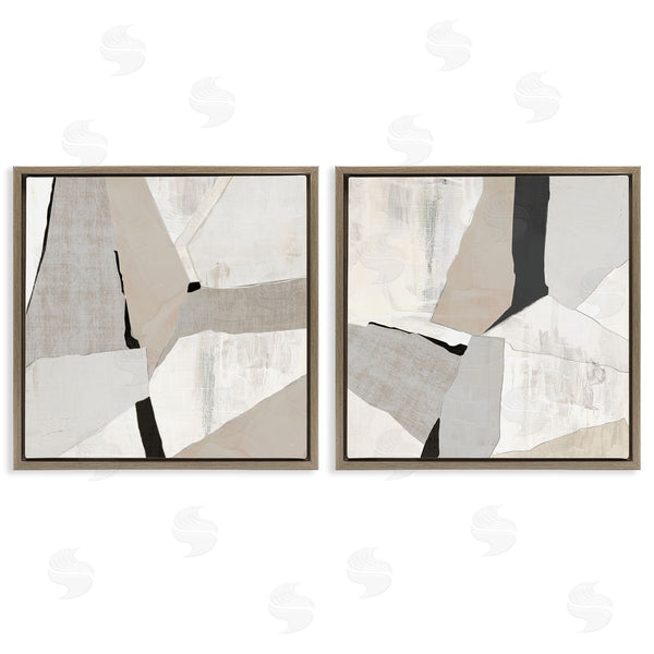 Stupell Industries Susan Jill | Structured Muted Shapes
