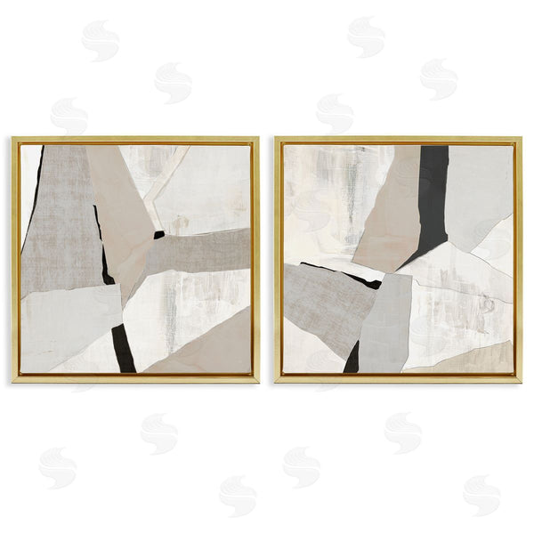 Stupell Industries Susan Jill | Structured Muted Shapes