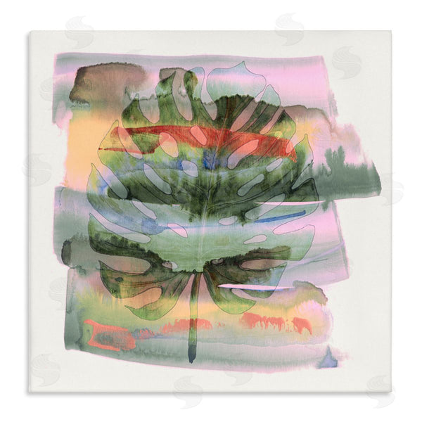 stupell industries Susan Jill | Tropical Dream Pastel Monstera