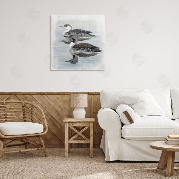 Stupell Industries Susan Jill | Twin Loons In Water Wall Art