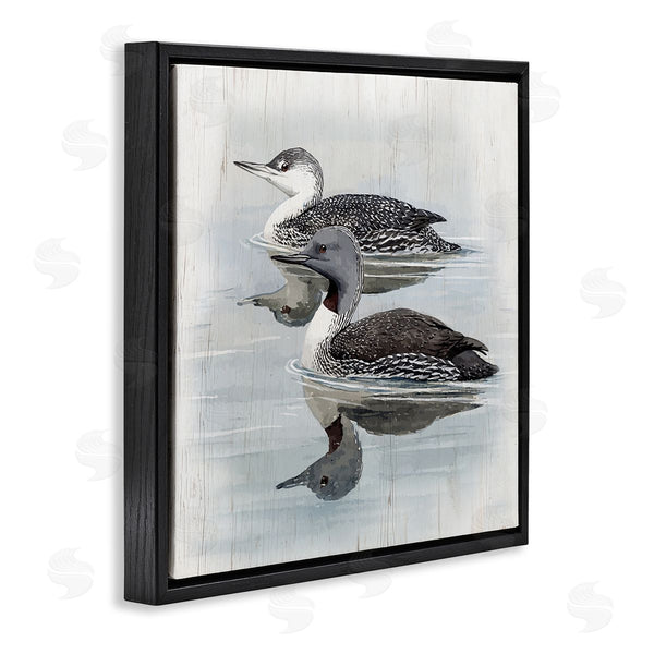 Stupell Industries Susan Jill | Twin Loons In Water Wall Art