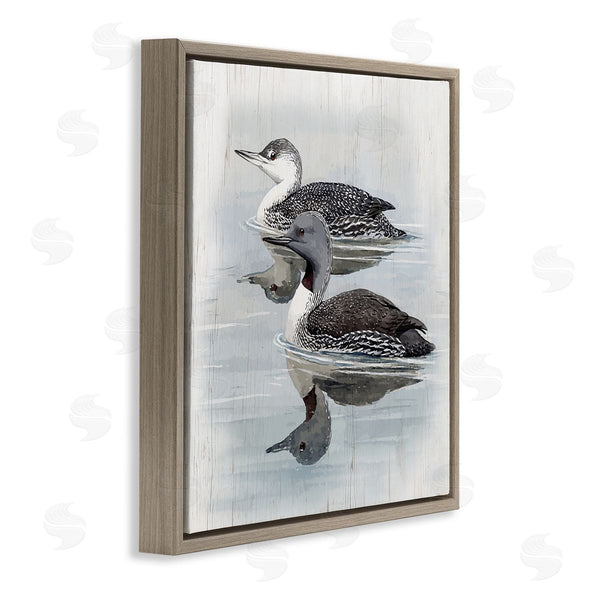 Stupell Industries Susan Jill | Twin Loons In Water Wall Art