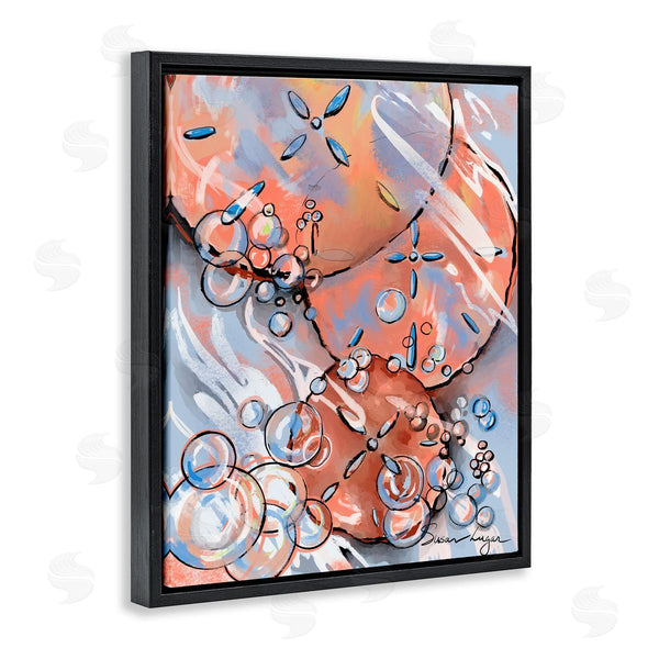 Stupell Industries Susan Lugar | Abstract Brown Sand Dollars