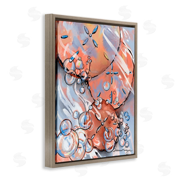Stupell Industries Susan Lugar | Abstract Brown Sand Dollars